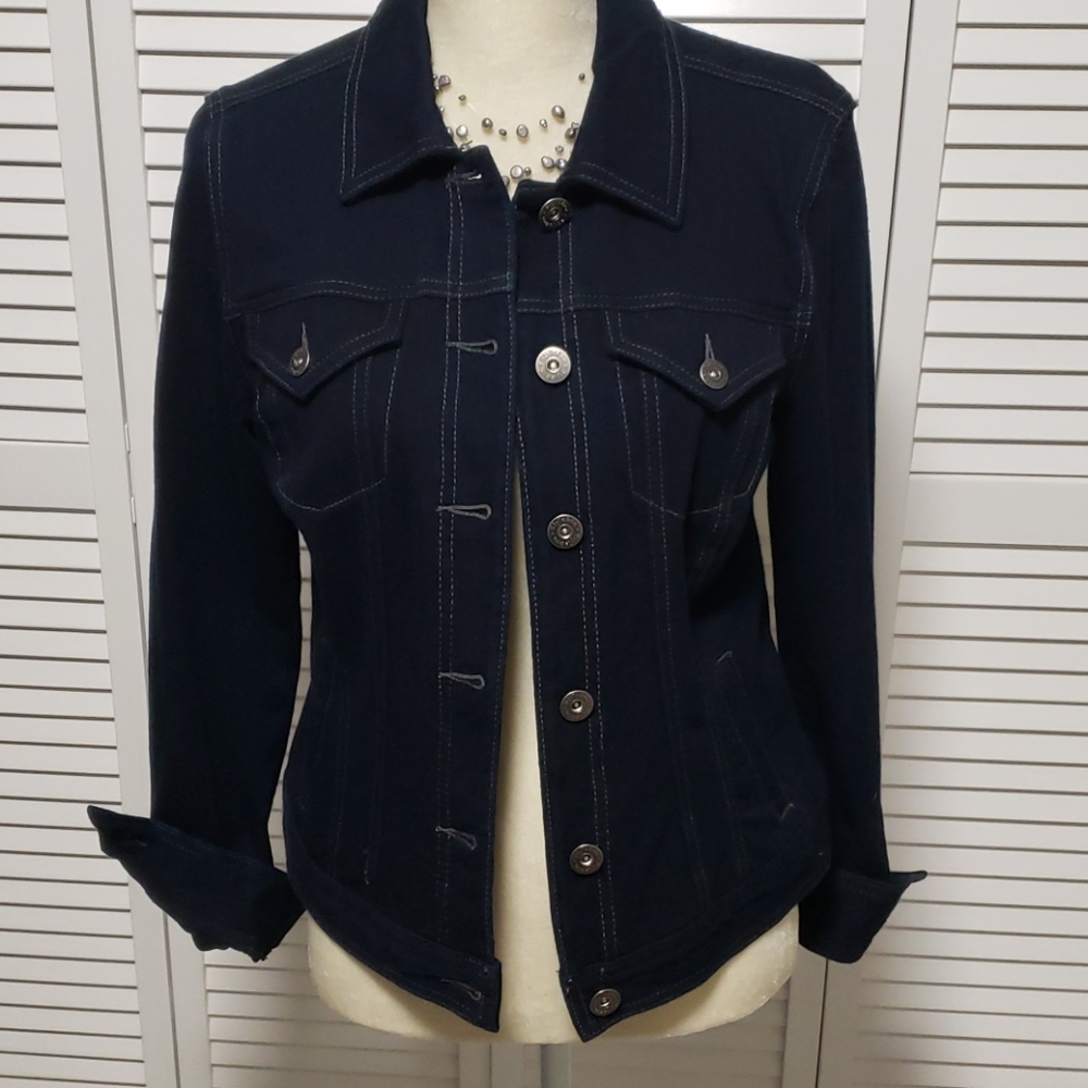 NWOT Style & Co Denim Stretch Jean Jacket Small